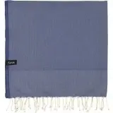 futah beach towels single Ericeira Single Towel Indigo Blue Folded_min