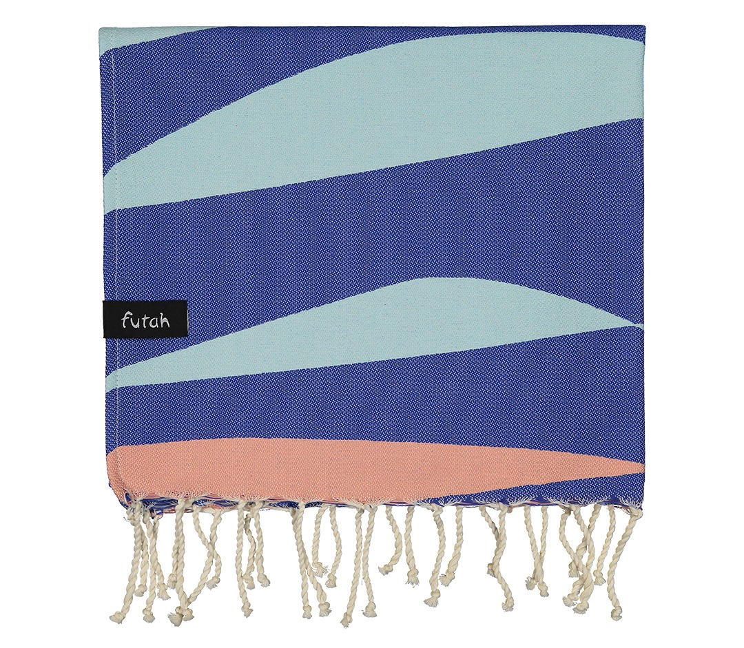 Futah - Sea Storm Azul Toalha Criança  (3)