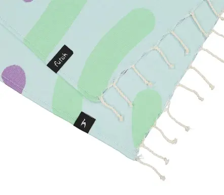 Algae Azul Claro Toalha Criança  (2)