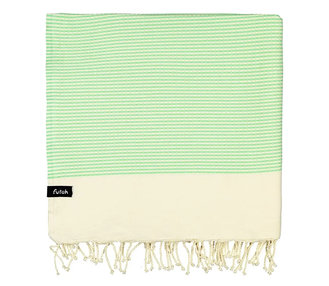 Futah - Nazaré Verde Claro Toalha Grande  (2)