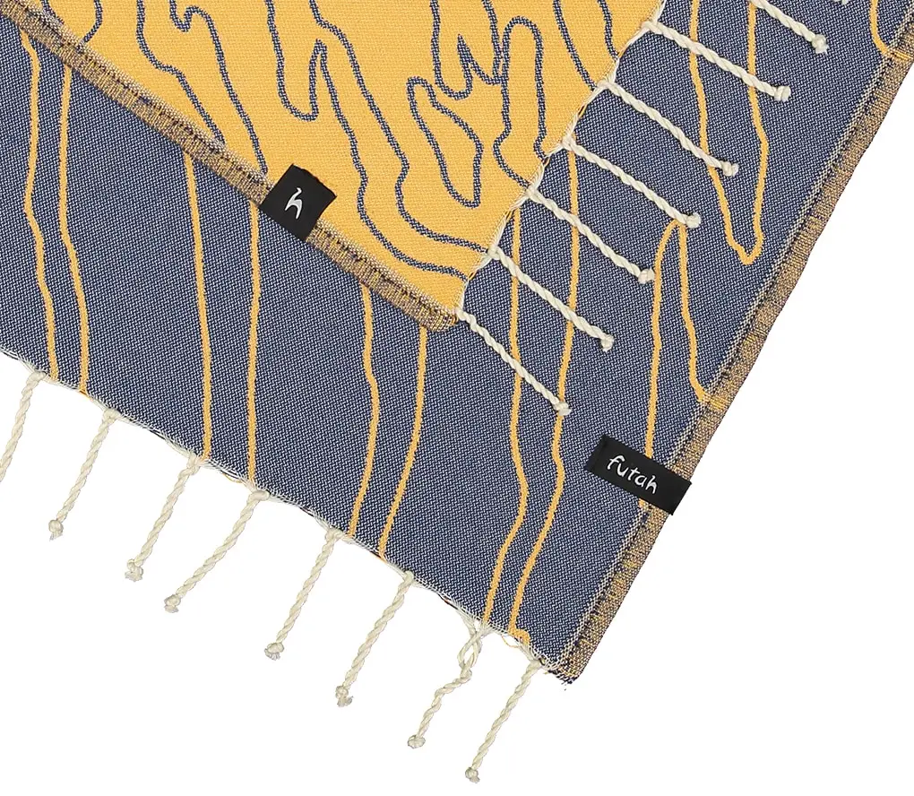 Futah - Kalahari Dourado Toalha Individual (3)