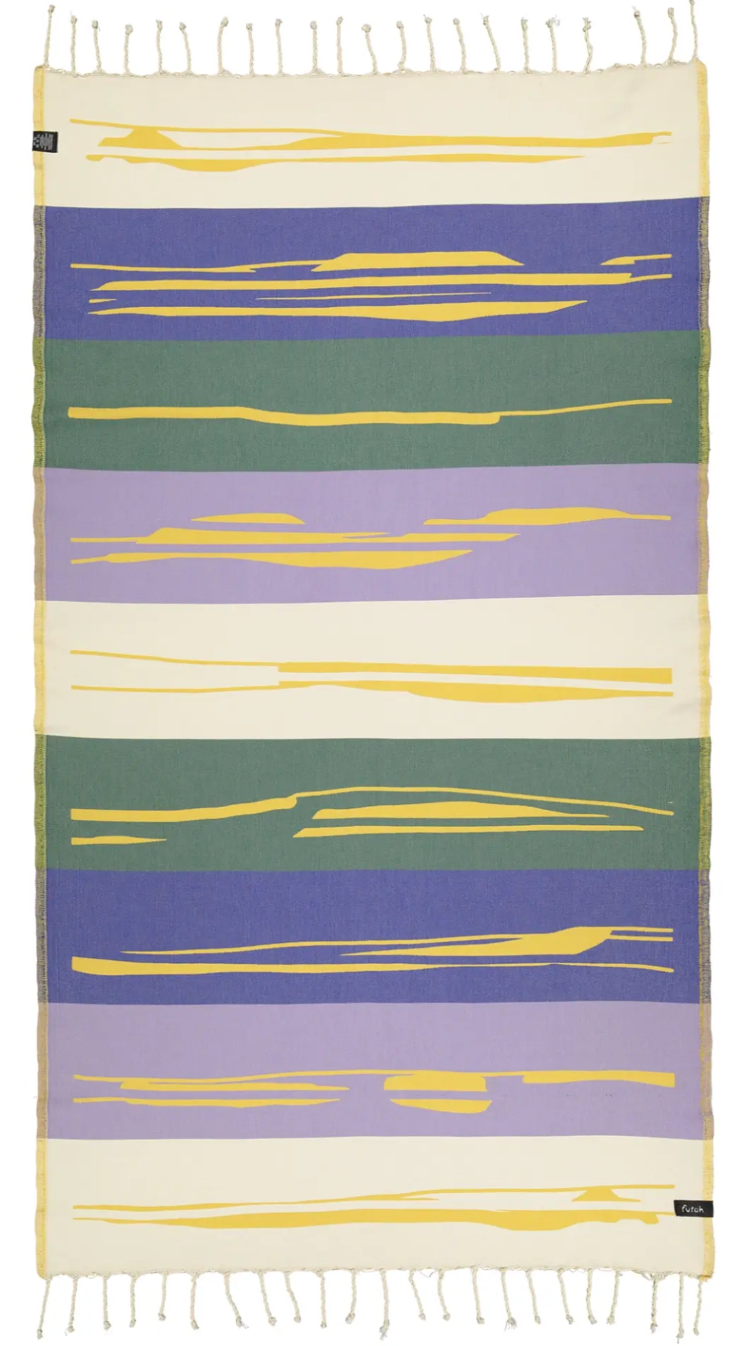 Futah - Maure Mostarda Toalha Individual (2)