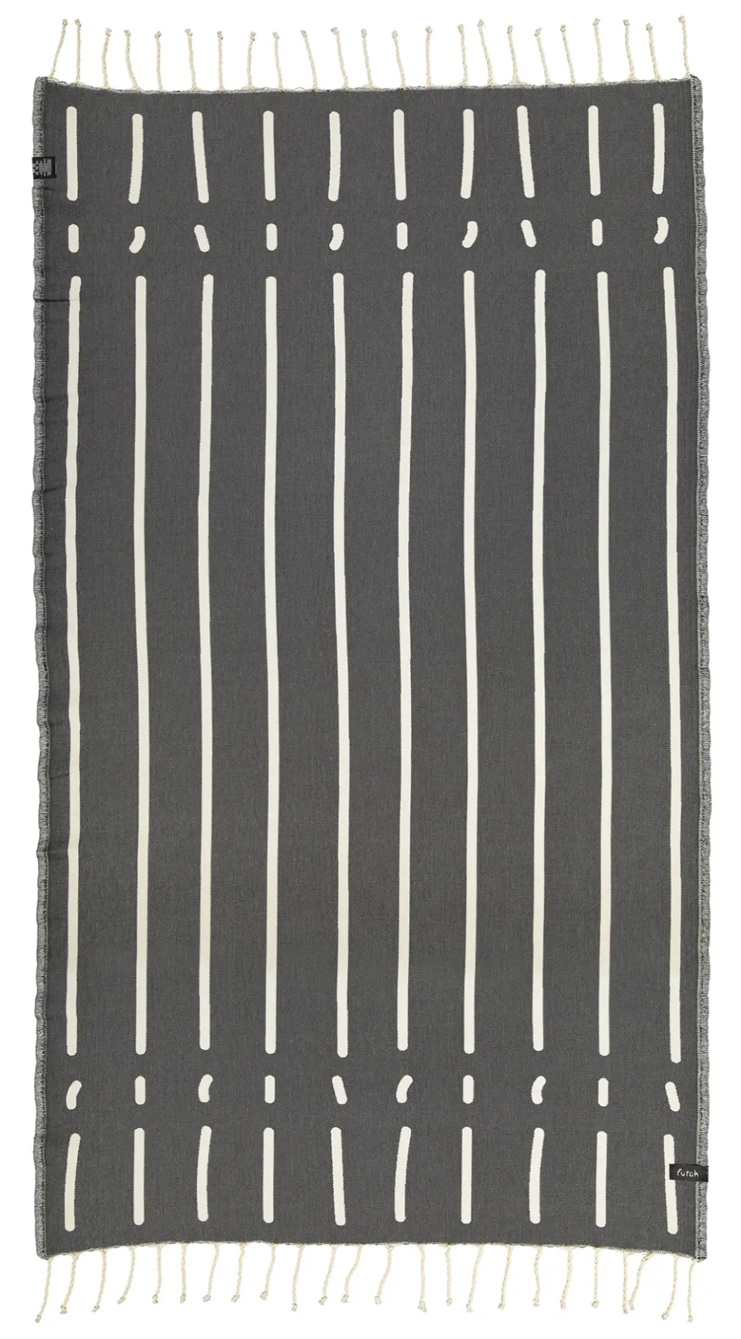 Futah - Nefua Preto & Branco Toalha Individual (1)