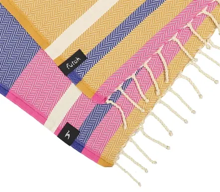 Reguibat Rosa & Verde Toalha Individual (2)