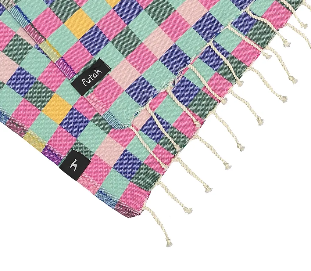 Futah - Touareg Rosa Toalha Individual (3)