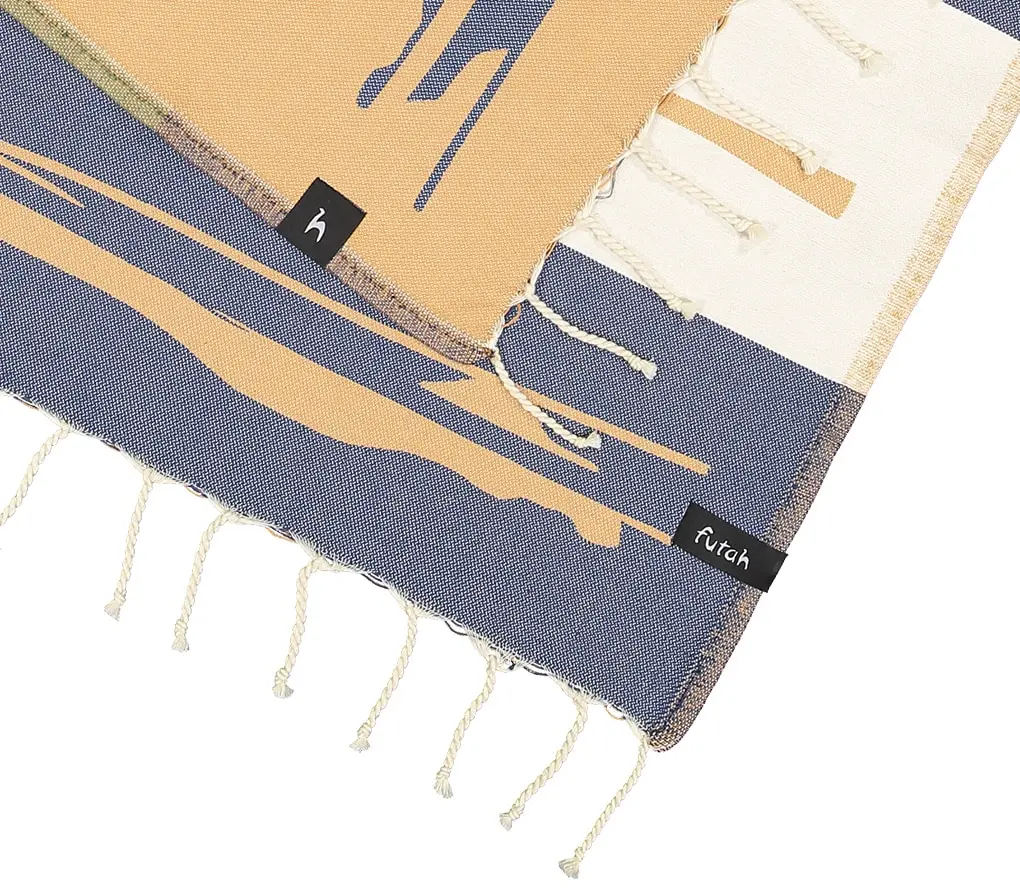 Futah - Maure Mocha Toalha Individual (3)