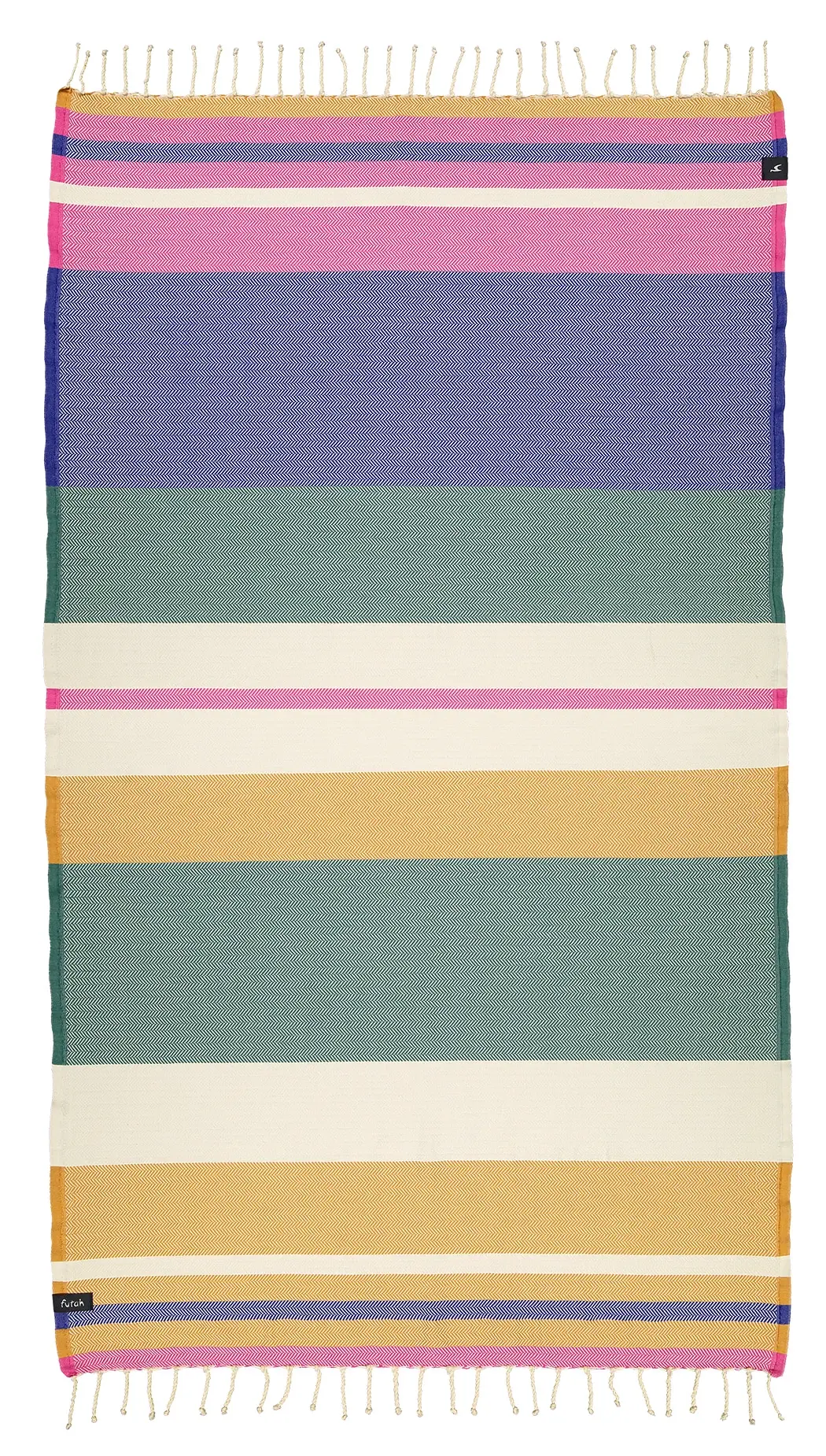 Futah - Reguibat Rosa & Verde Toalha Individual (1)