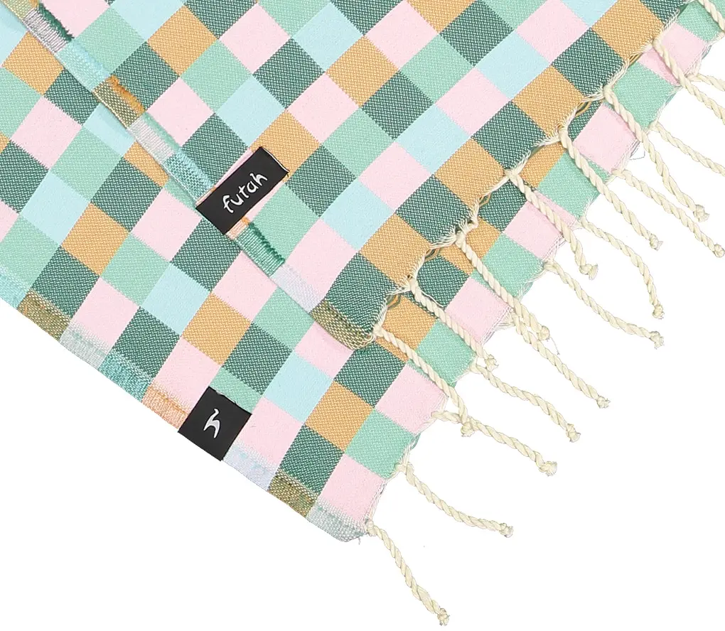 Futah - Touareg Verde Toalha Individual (2)