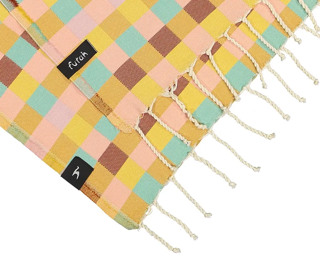 Futah - Touareg Mostarda Toalha Individual (2)